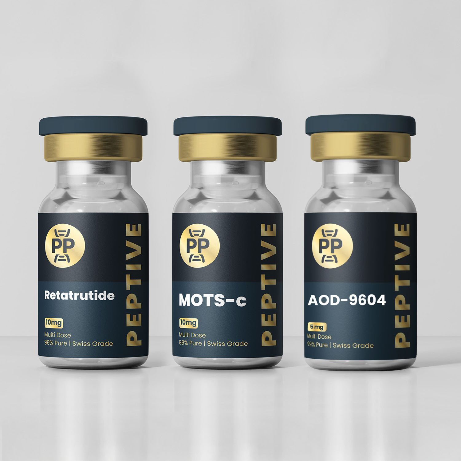 ستاك الدهون العنيدة Stubborn Fat Stack (RT 15mg + AOD9604 5mg + MOTSc 10mg)
